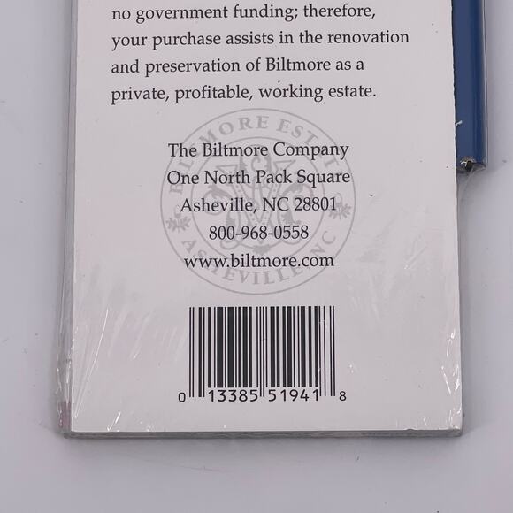 Biltmore Estate Magnetic Note Pad and Magnet Pencil Flowers Lined Paper NEW - Picture 9 of 10